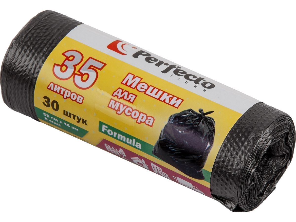 Мешки для мусора Formula, 35 л, 30 шт. PERFECTO LINEA 46-147990