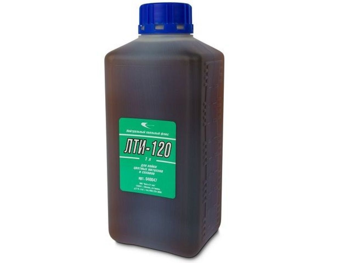 Флюс ЛТИ-120 (1 л) (для пайки цветных металлов и сплавов) Векта 40047