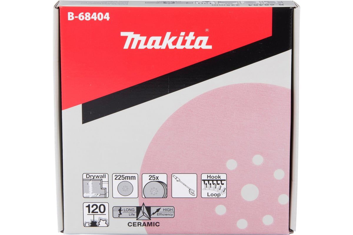 Шлифлист 225 мм K120 для гипсокартона (25 шт) MAKITA B-68404