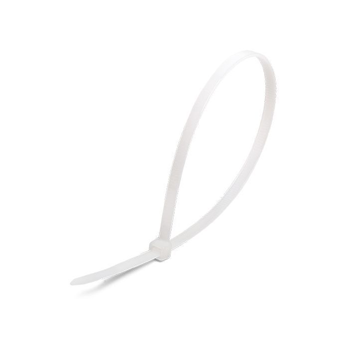 Стяжка нейлоновая КСС «Grizzly» 5х300 (бел) (100шт)  КВТ 79405