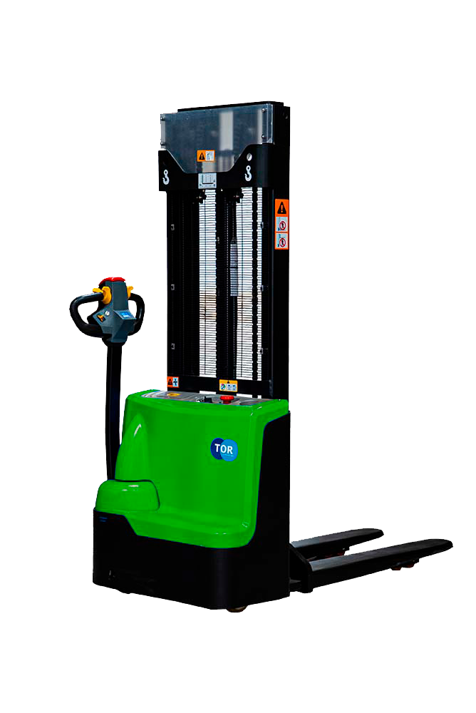Штабелер самоходный 1,5 т 2,0 м WS15H-2000SC PRO Li-ion 24/100 В/Ач контроль скорости подъема, шт TOR 1049765
