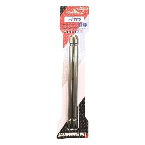 Биты крестообразные PH2xPH2х150мм 1/4" S2 (2шт)   H-D HD-04814