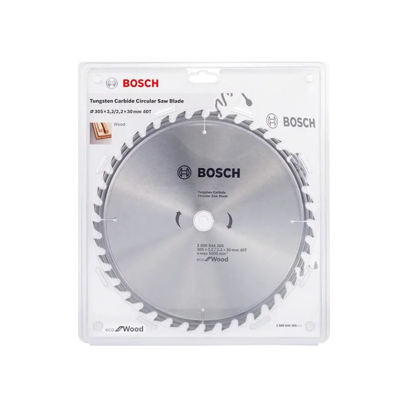 Пильный диск 305х3,2х30 мм Z40 ECO for Wood BOSCH 2.608.644.385