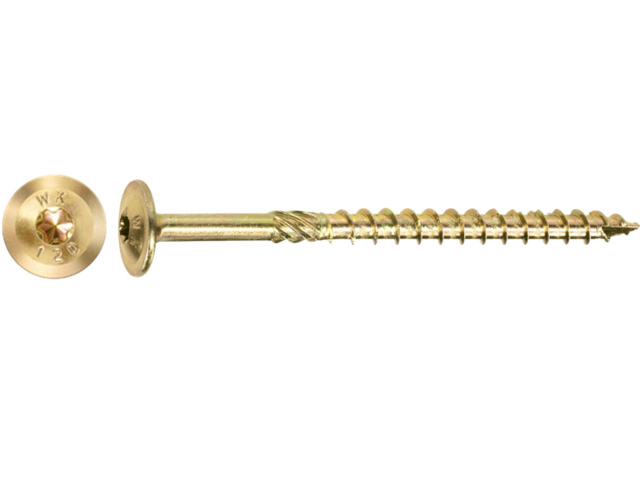 Шуруп конструкционный 8.0х80 по дереву, с прессшайбой, TORX (5 шт) STARFIX SMZ2-24645-5