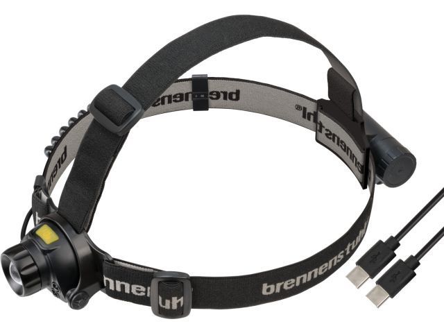 Фонарь налобный светодиодный аккум. LuxPremium LED SL 401 AF (IP44, 400Лм, USB Type-C кабель в компл...BRENNENSTUHL 1177310010