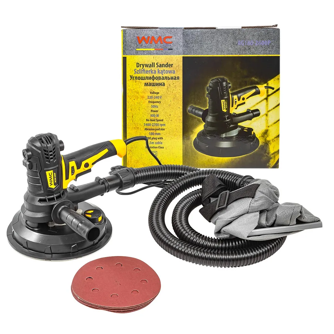 Машина шлифовальная угловая  WMC TOOLS WMC-AG180-2600P