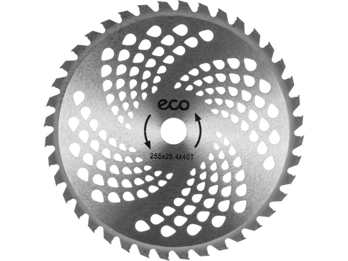 Нож для мотокосы 40 зуб. 255х1.3х25.4 mm (твердоспл.) ECO GTP-40T