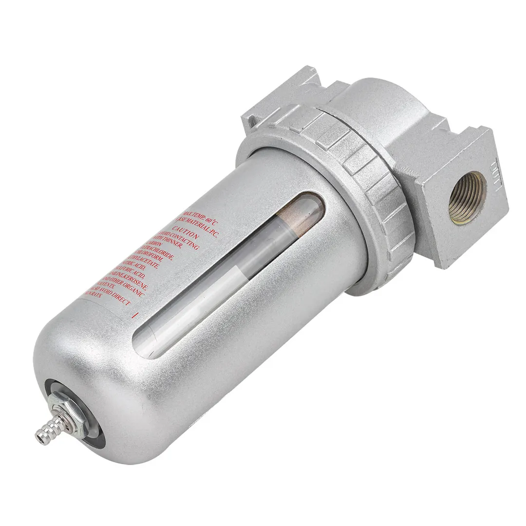 Фильтр для пневмосистем 1/4"(10 bar, температура воздуха: 5°-60°С, 10мк) Partner AF802