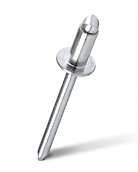 Заклепка вытяжная сталь/сталь открытая (St/St); 3.2 x 8.0; Борт:Стандарт; уп.50 шт. MESSER 114013208-50