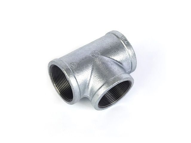 Тройник 1/2" оцинкованн., (2 шт. инд. упак.),  AV Engineering AVEC420000012