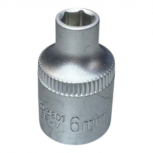 Головка торцевая 3/8" 6гр. 6мм L28мм CrV H-D HD-3801