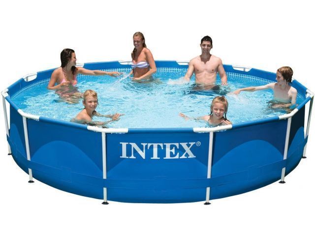 Каркасный бассейн Metal Frame, круглый, 366х76 см (от 6 лет)  INTEX 28210NP