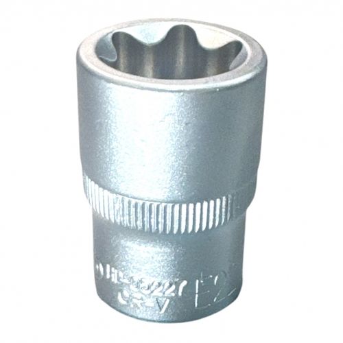 Головка торцевая 1/2" TORX Е22, L38 мм, CrV H-D HD-05227
