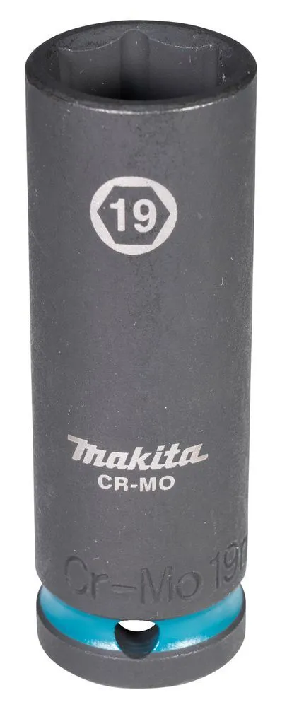 Головка ударная 1/2" 19 мм Impact Black (удлиненная)  MAKITA E-16499