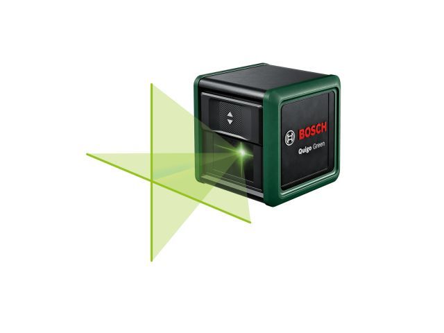 Нивелир лазерный  Quigo Green Basic с держателем в кор. (проекция: крест, до 12 м, +/- 0.60 мм/м, резьба 1/4") BOSCH 0603663C02