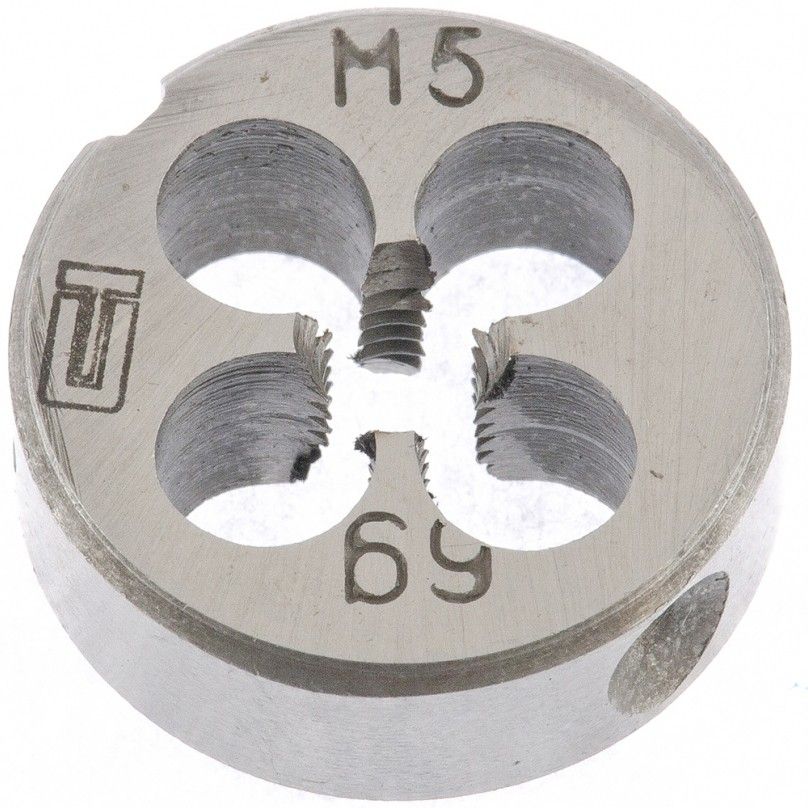 Плашка М5 х 0.5 мм  Сибртех 77010