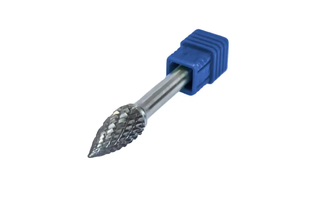 Шарошка коническая скругленная по металлу(? 6mm,? хвостовика 6mm), в пластиковом футляре  ...Forsage F-617G0618