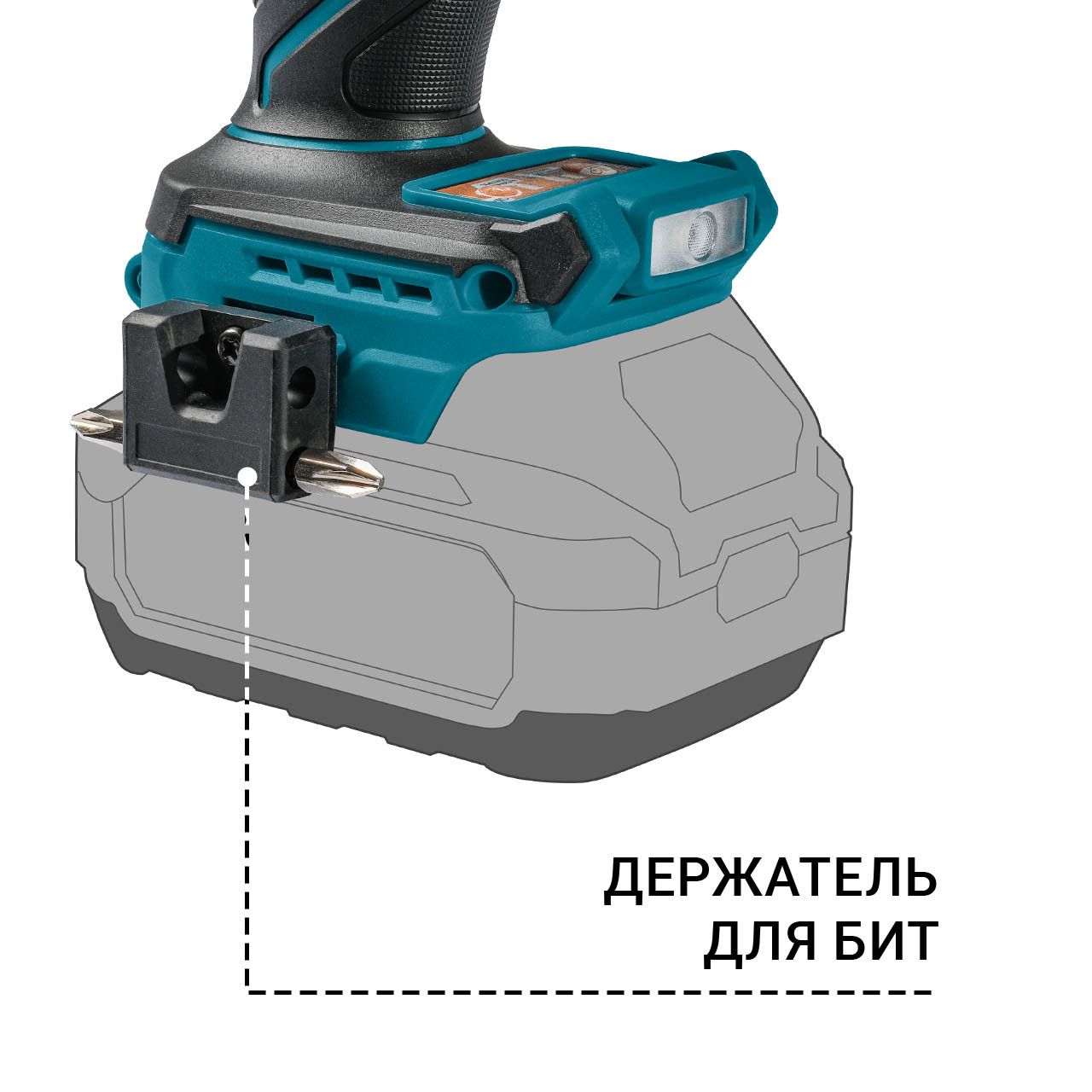 Дрель-шуруповерт аккумуляторная ударная,1В, БЕЗ АКБ, 150 Нм, 0-2000 об/мин, 5700-30000 уд/мин,  Bort BAB-21X