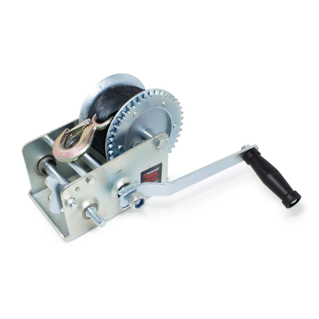 Лебедка ручная барабанная двухскоростная 1300 кг.  Forsage F-TRT1301S