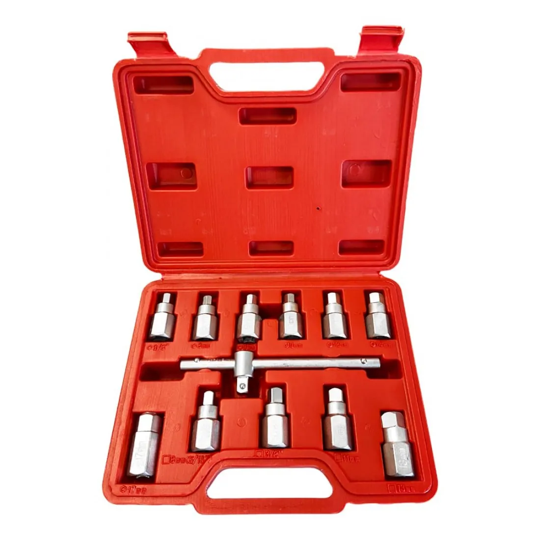 Набор приспособлений для откручивания маслосливных пробок, ХорексАвто HZ 25.1.029SK