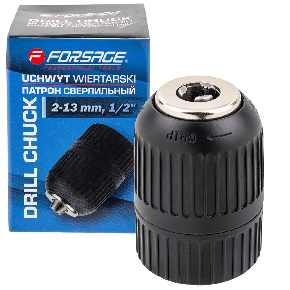 Патрон цанговый для дрели (2-13мм, 1/2")  Forsage F-G00510