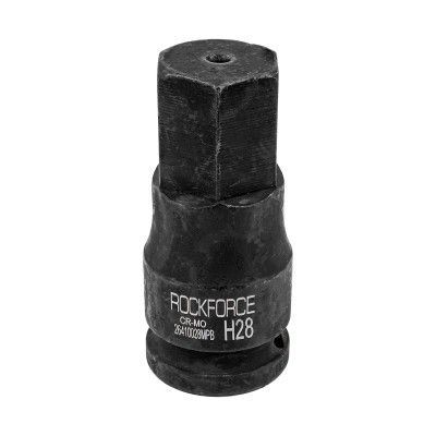 Головка-бита ударная 6-гранная 28мм, 3/4"  Rock FORCE RF-26410028MPB