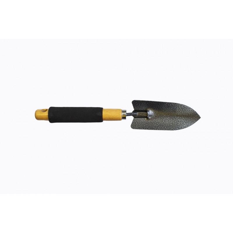 Совок посадочный  с деревянной рукояткой (L-330mm  ,ширина 60mm) WMC TOOLS WMC-TG2104020-B