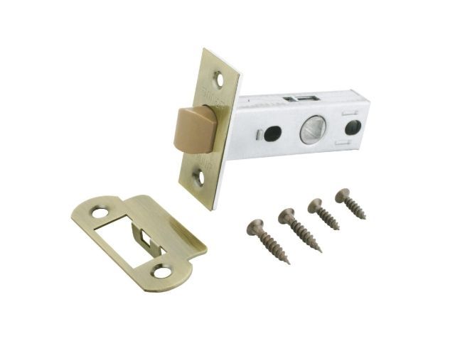 Защелка врезная межк. L45-8-P AB ст.бронза пластик 25мм АЛЛЮР АРТ УЗК 12327