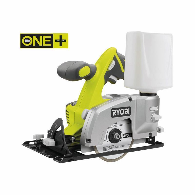 ONE + / Плиткорез 5000об/мин, 102мм, пропил до 22мм, RYOBI LTS180M (без батареи)