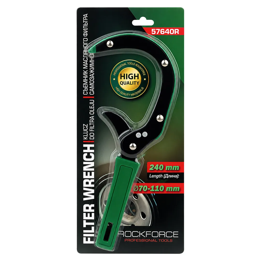 Съемник масляного фильтра самозажимной RockFORCE Rock FORCE RF-57640R