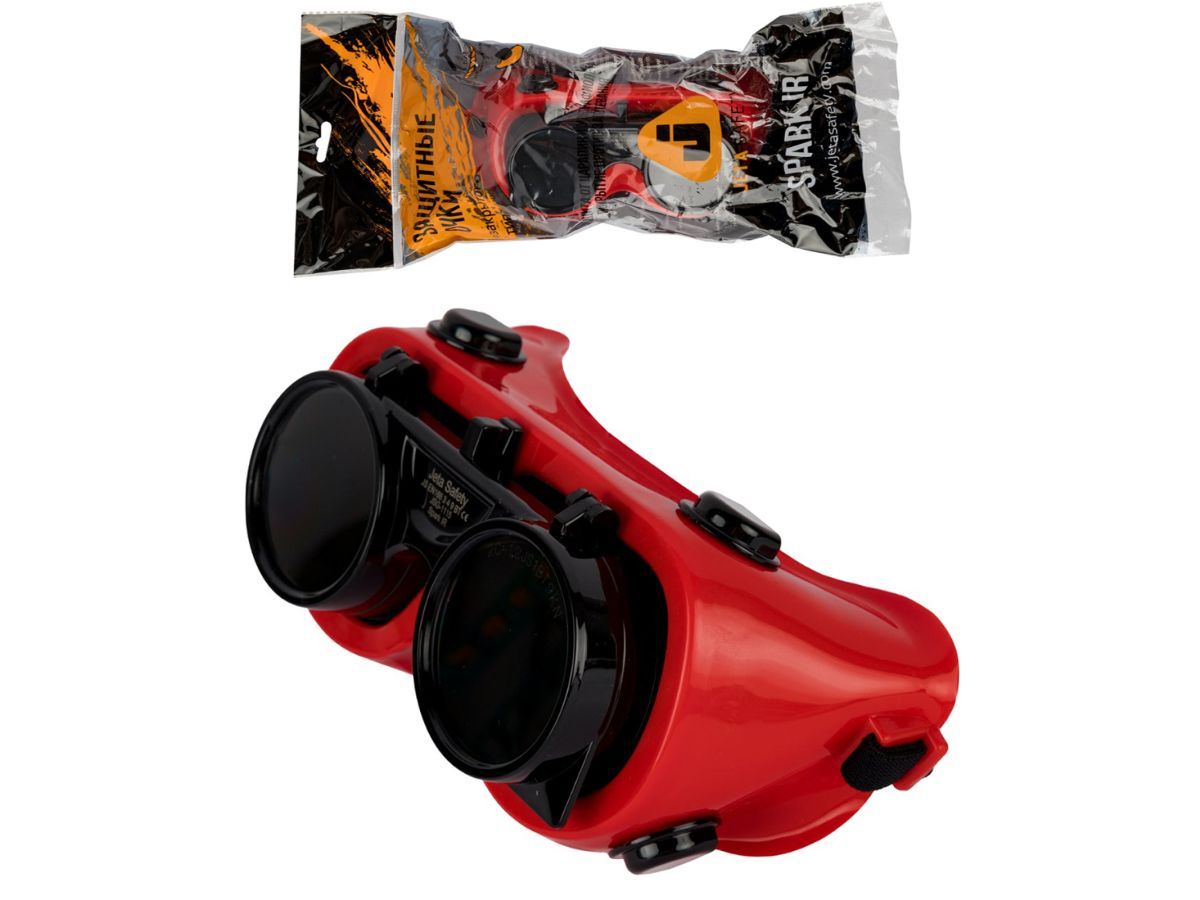 Очки закрытые Spark IR (для сварочных работ, непрямая вентиляция, степень затемнения - 5) JETA SAFETY JSG-1115