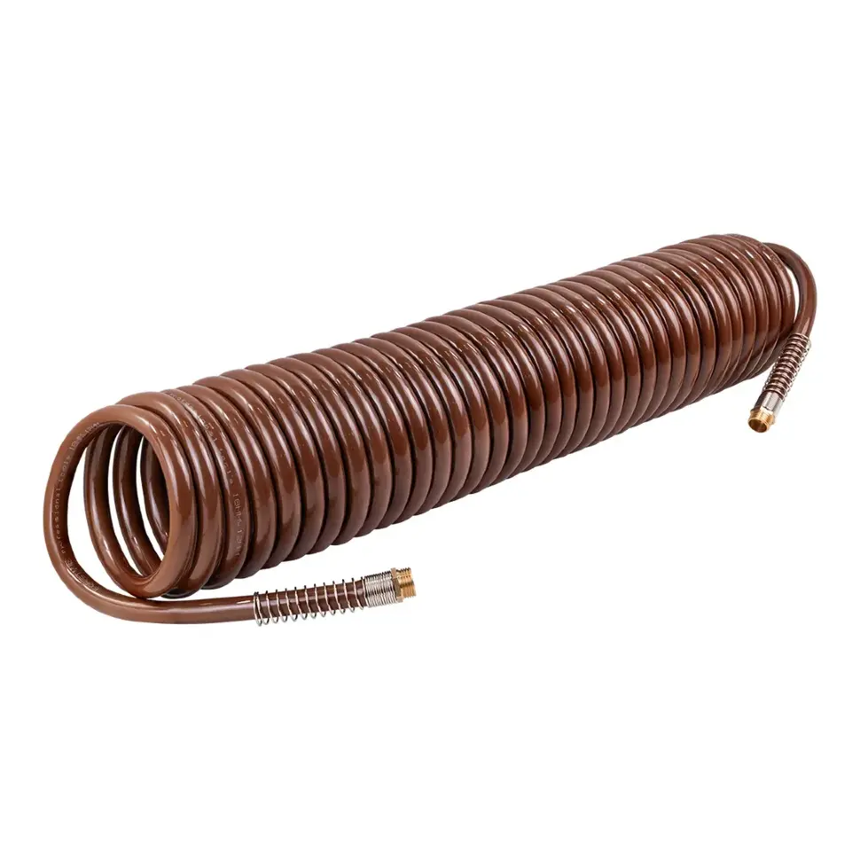 Шланг витой полиуретановый 12мм х 18мм х 15м с резьбовыми наконечниками 1/2" FORSTIME FT-1812-15M