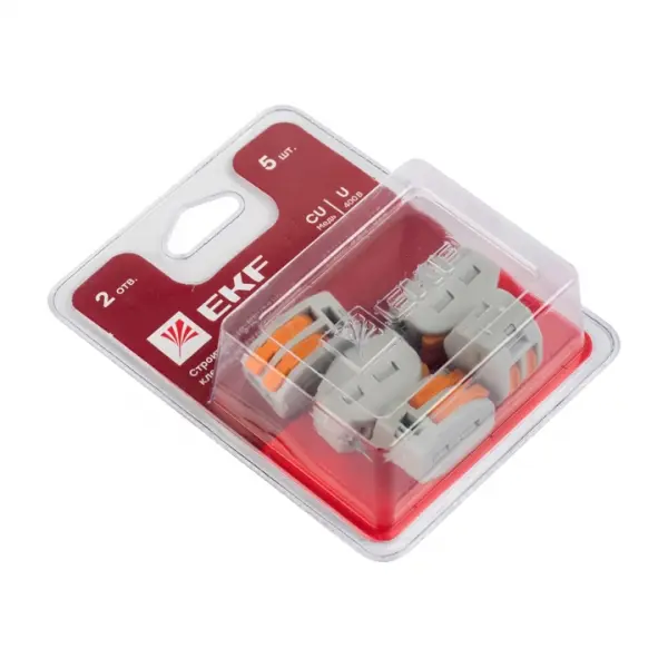 Клемма СМК 222-412 блистер (5шт)  EKF plc-smk-412b