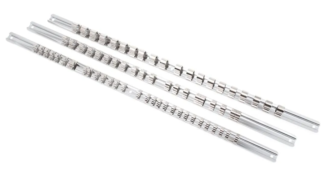 Планка-держатель для 12-ти головок 200 мм.L, 1/4" Rock FORCE RF-819212
