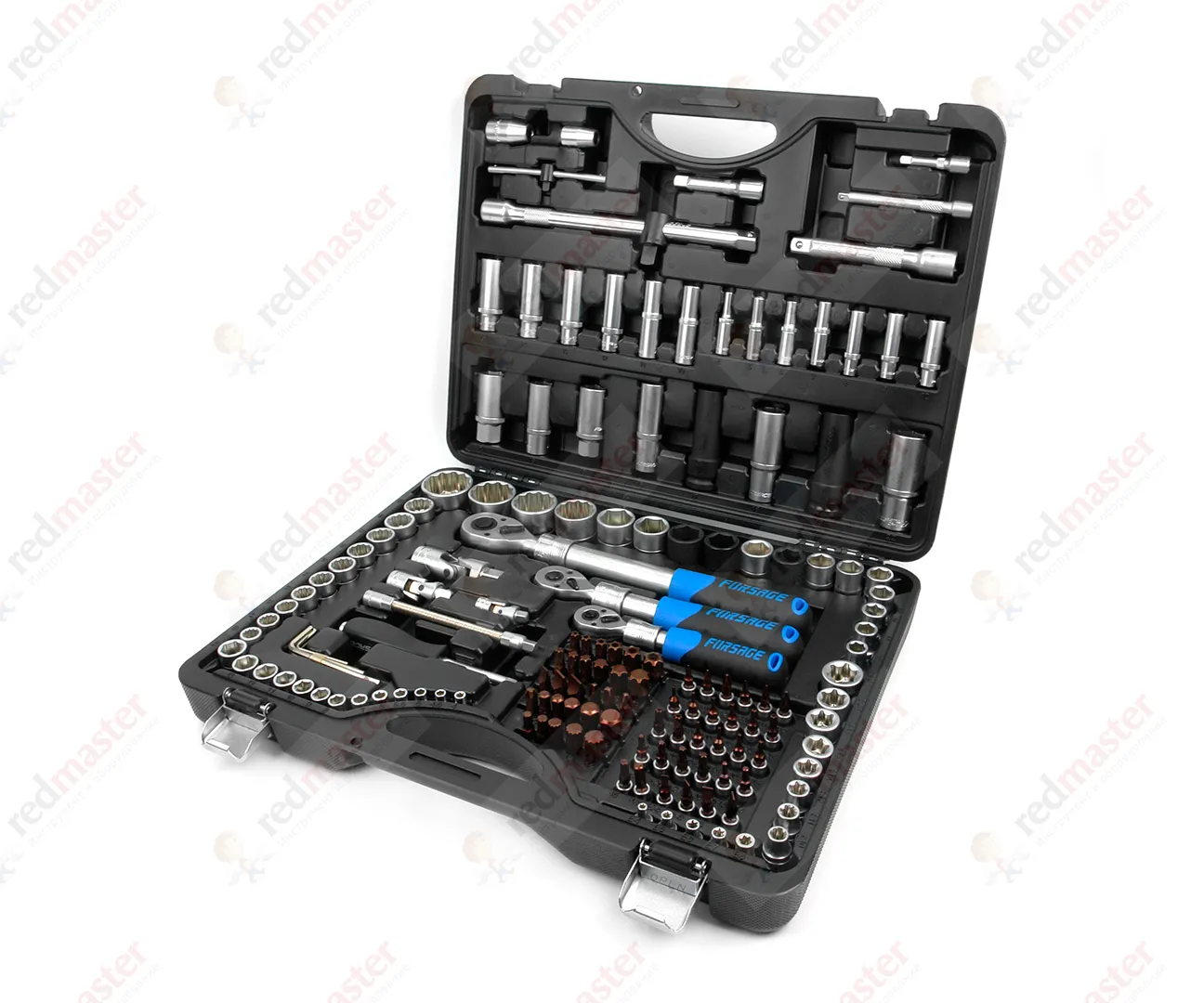 Набор инструмента 150+6пр.1/4" 3/8" 1/2"(6-гр.) Forsage F-41501-5 PREMIUM
