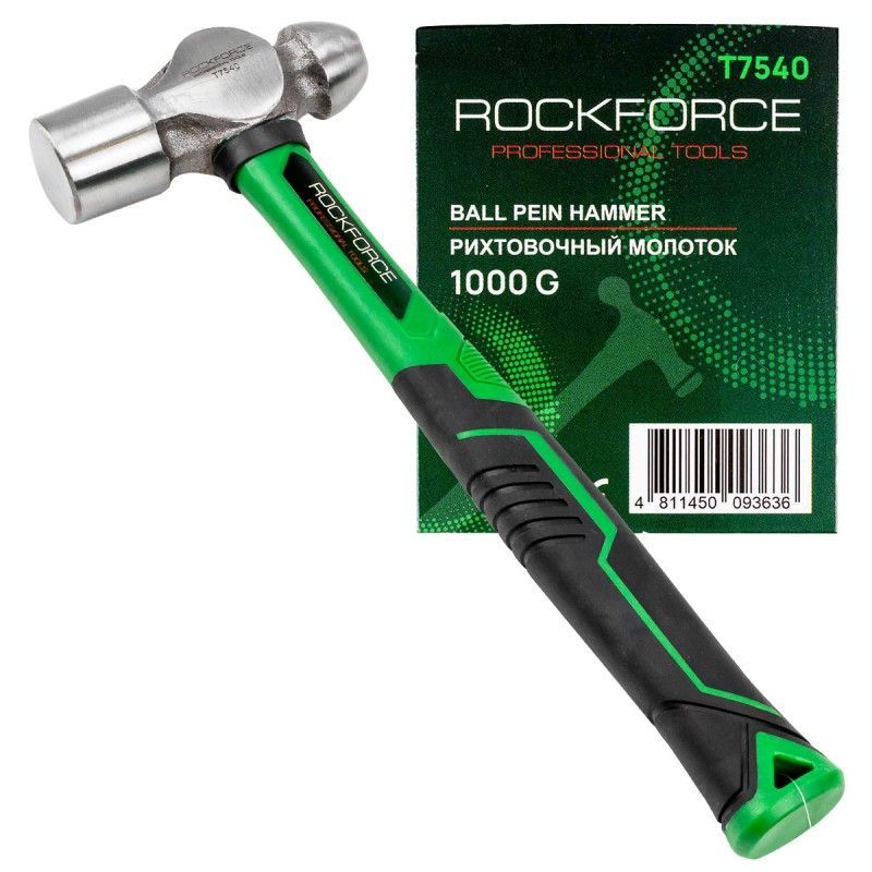 Молоток рихтовочный 1000гр. RockFORCE Rock FORCE RF-T7540