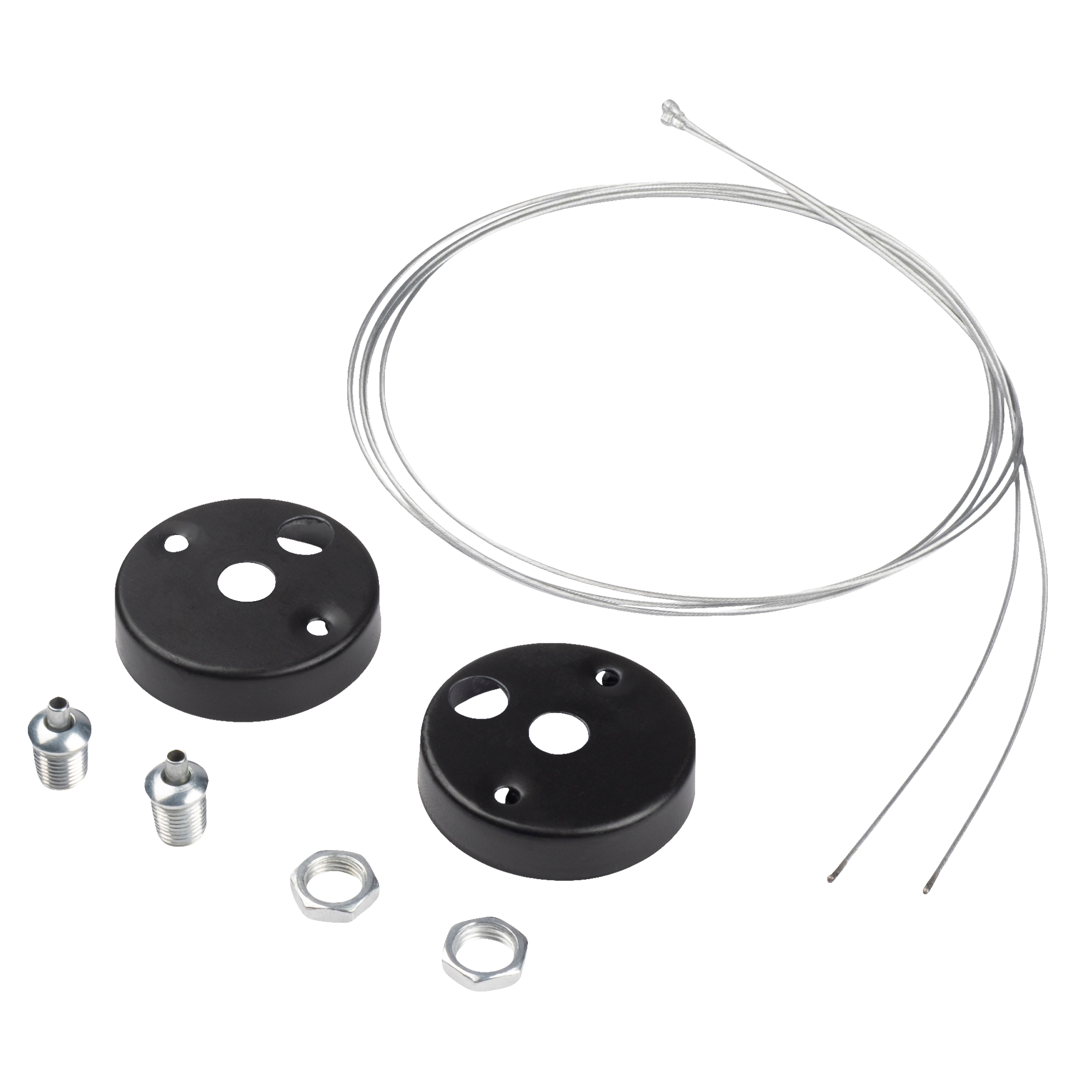 Комплект креплений PSO-01 S-2x1.0 m BLACK для подвесного монтажа JAZZWAY 5052314