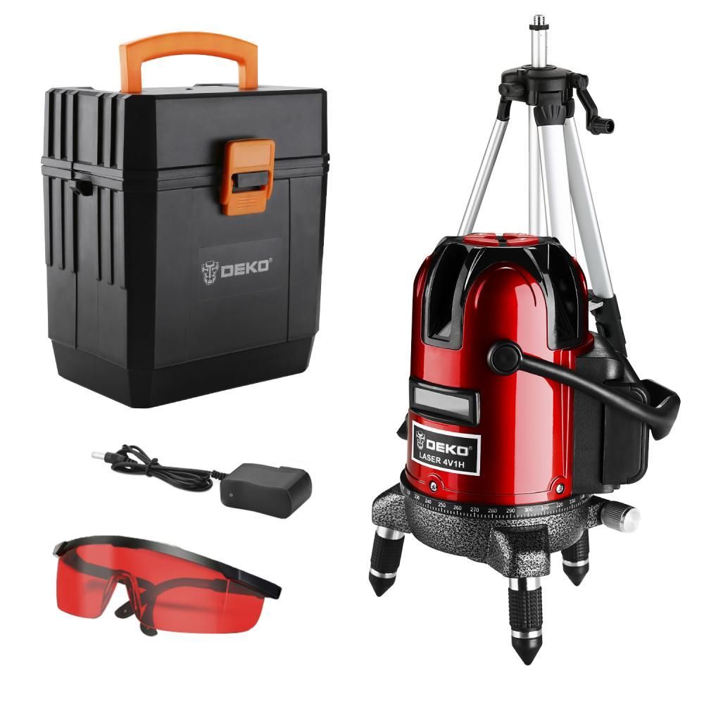 Уровень лазерный самовыравнивающийся DEKO LL57 SET 7Deko 065-0294