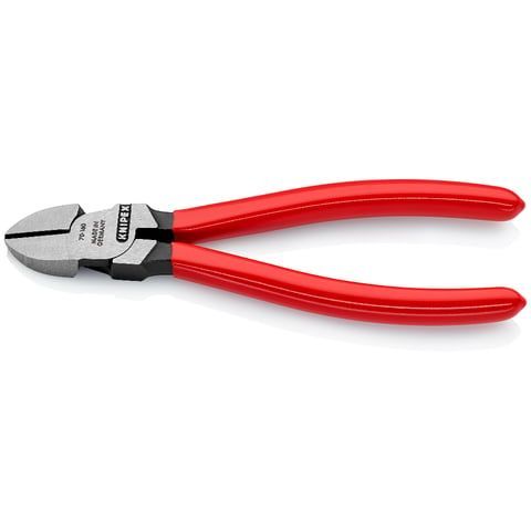 Бокорезы,  L-160 мм, чёрные, твёрдость кромок 62 HRC, обливные рукоятки   ...KNIPEX 7001160