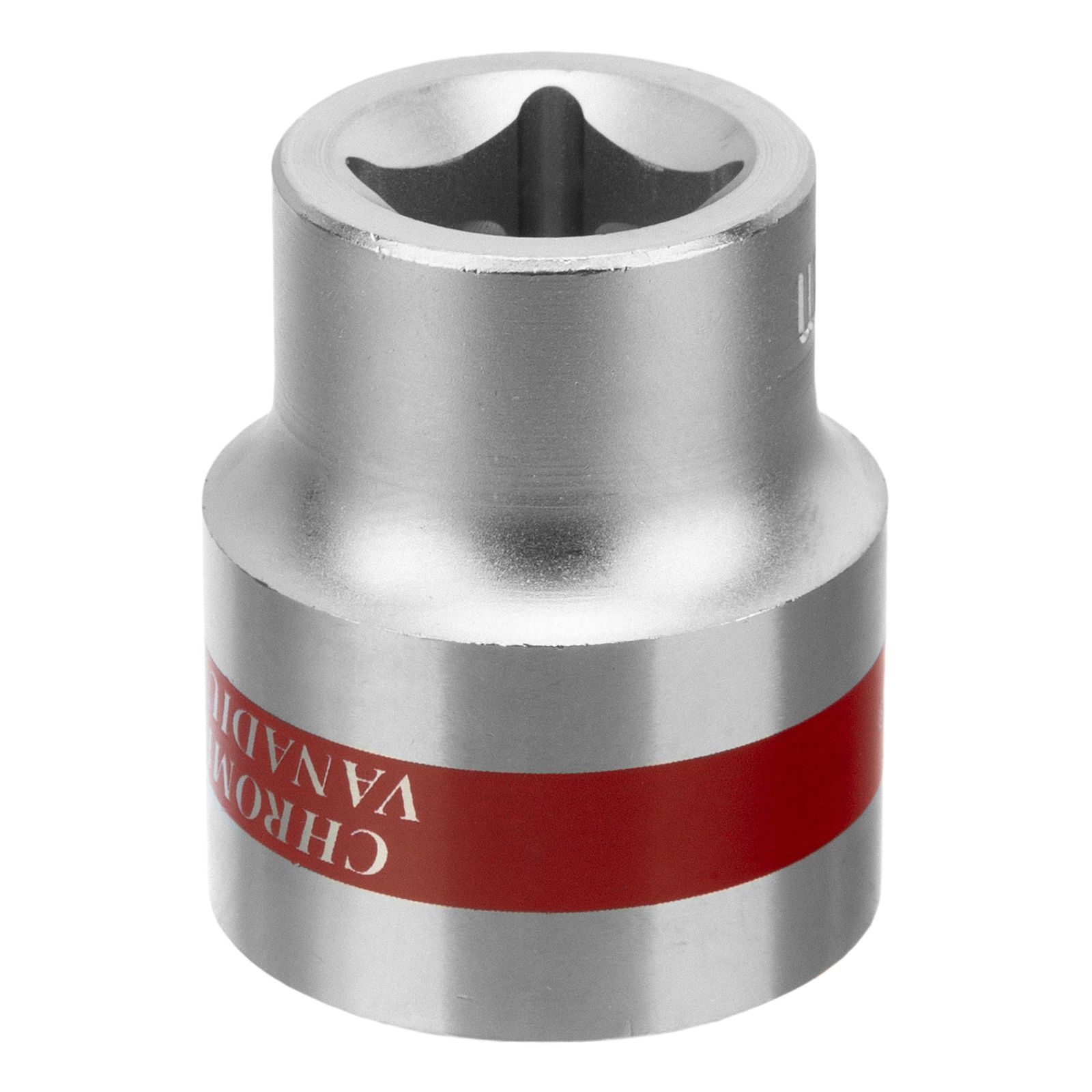 Головка торцевая, 23 mm, 6-гранная, CrV, под квадрат 1/2", хромированная Matrix 13123