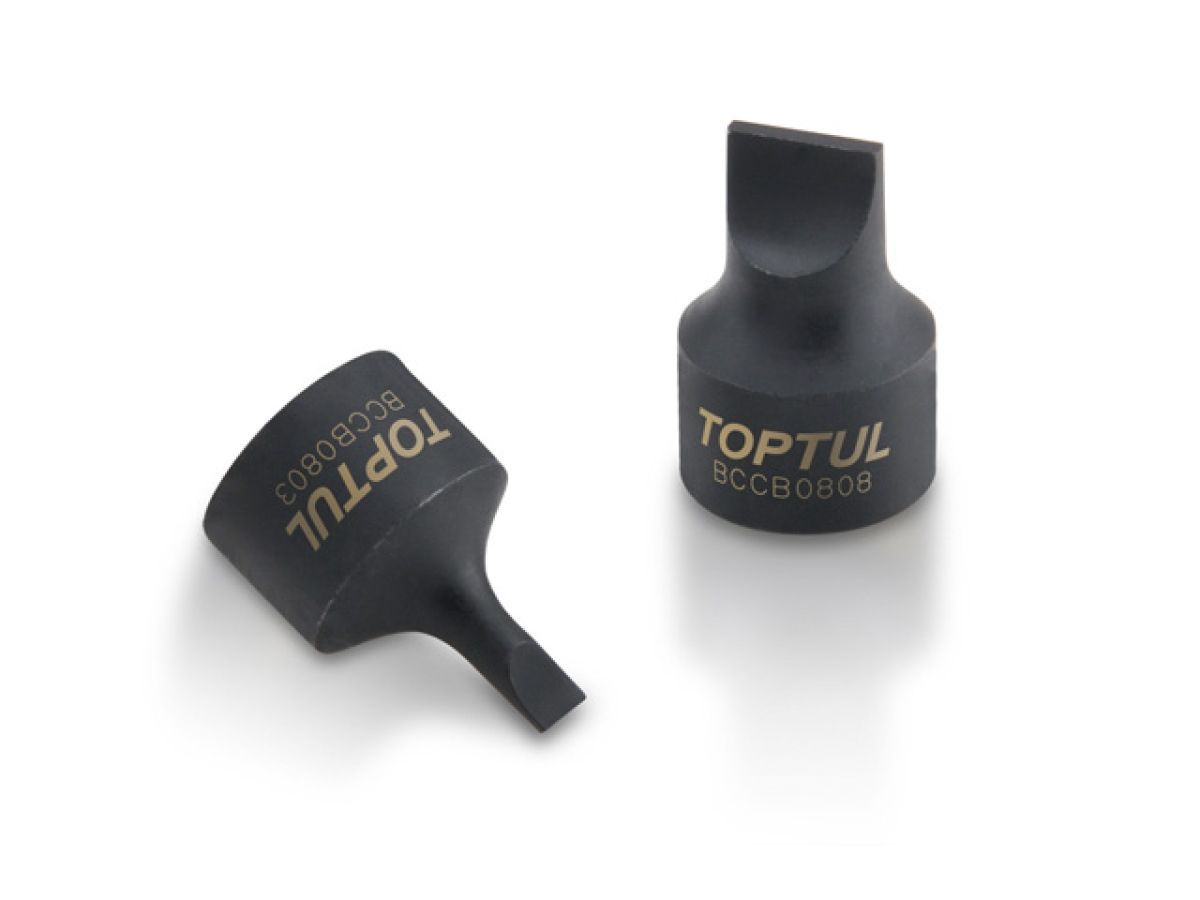 Головка 1/4" с насадкой шлицевой 3мм SNCM+V Toptul BCCB0803