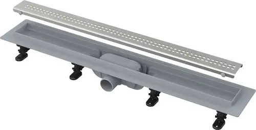 Водоотводящий желоб с порогами для перфорированной решетки (Simple)  ...Alcaplast APZ9-850M