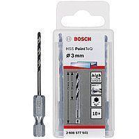 Сверло по металлу HSS PointTeQ HEX 3,0 мм (10 шт) BOSCH 2.608.577.541