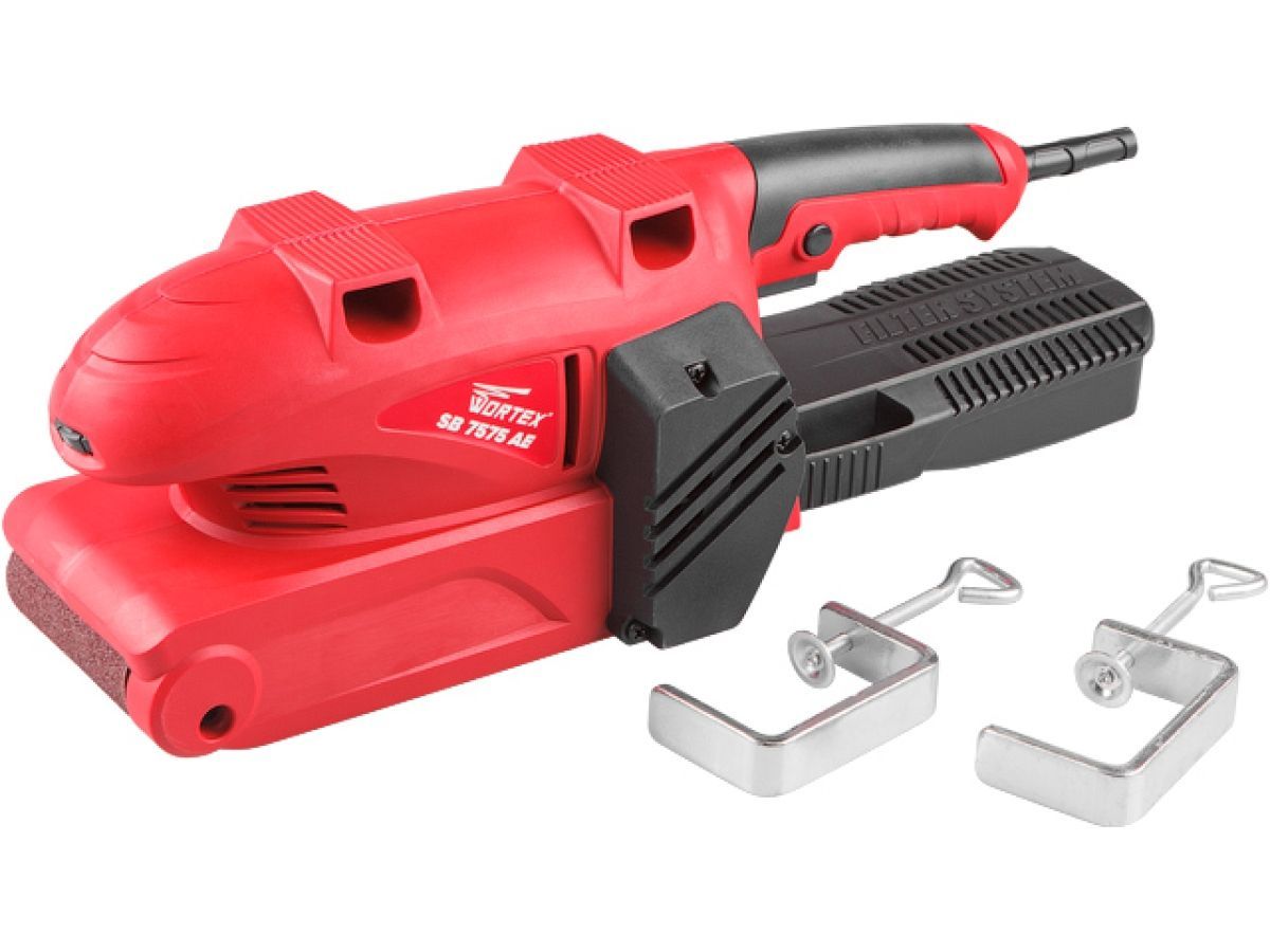 Ленточная шлифмашина SB 7575 AE, 750Вт, лента 75х457мм WORTEX SB7575AE01310