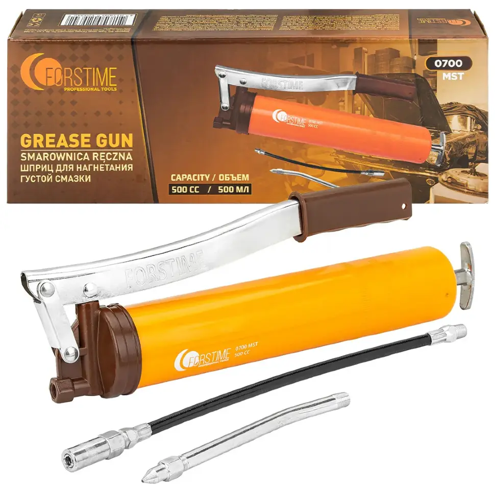 Шприц для нагнетания густой смазки 500мл FORSTIME FT-0700 MST Шприц для нагнетания густой смазки 500мл FORSTIME FT-0700 MST