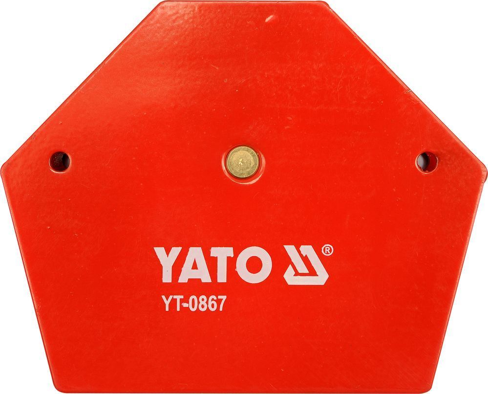 Фиксатор магнитный для сварочных рабор 111х136мм max 34кг YATO YT-0867