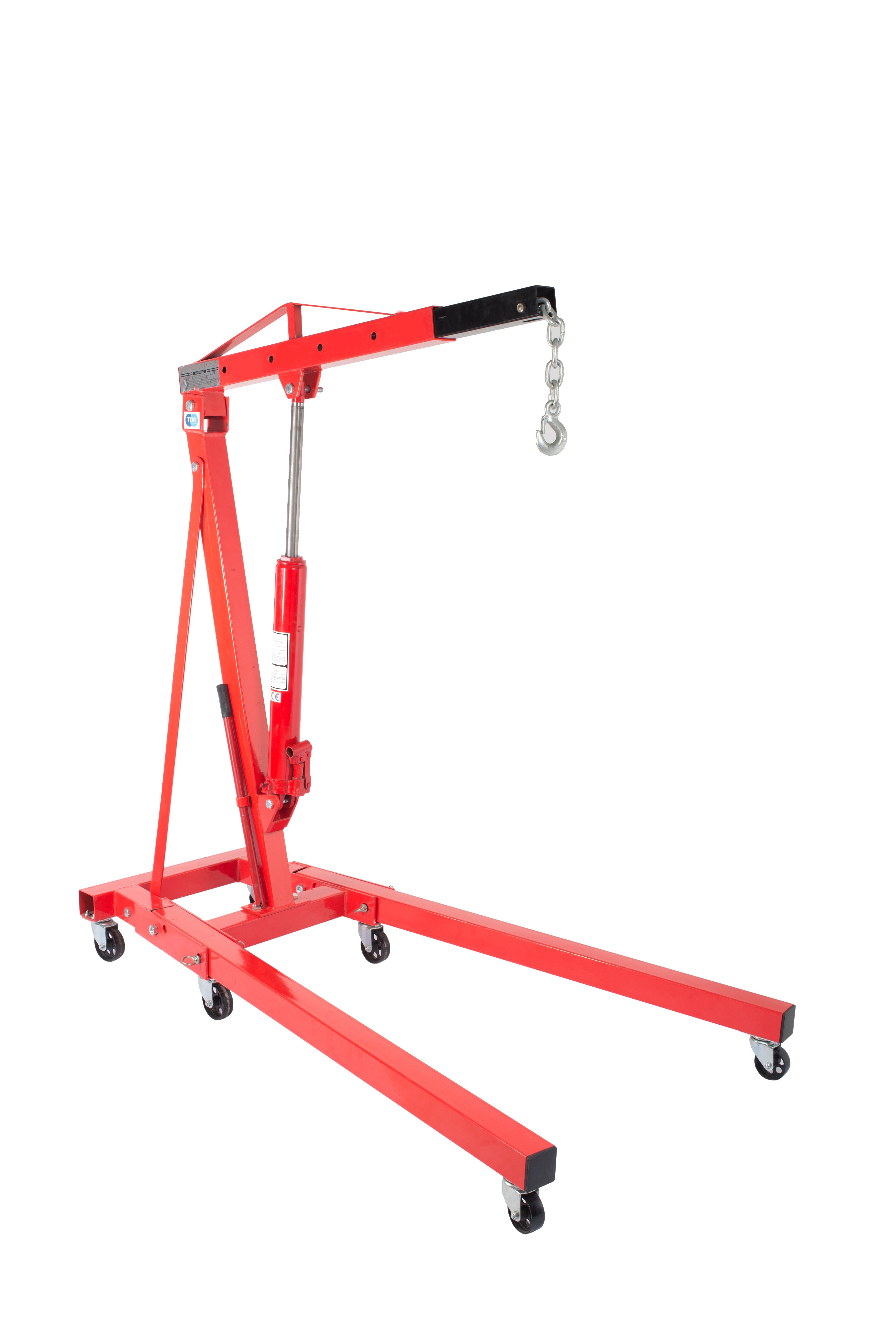 Кран гидравлический TL1001-2 2 т 0-2100 мм складной  TOR 1082251