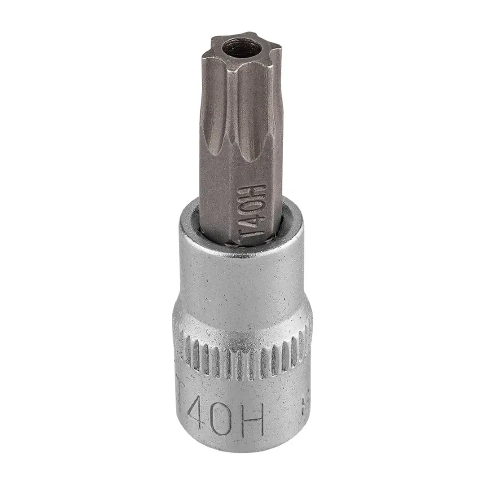 Головка-бита TORX 1/4", T40H c отверстием RockFORCE RF-3273240