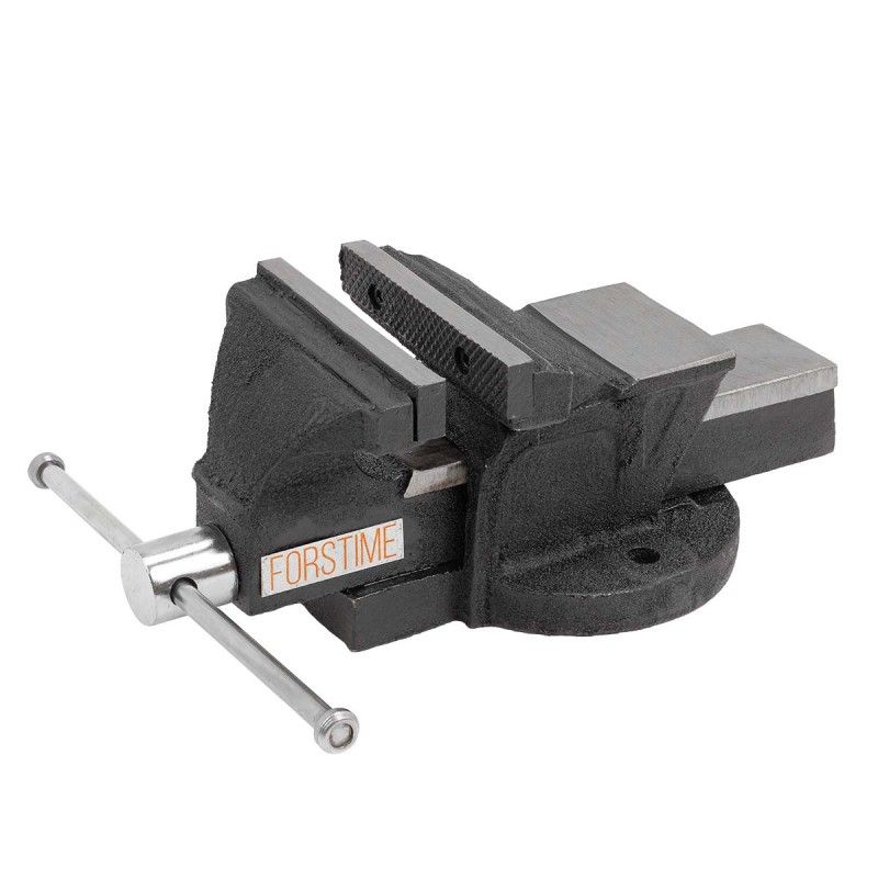 Тиски стальные с наковальней 4" (100мм) FORSTIME FT-6540204