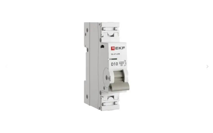 Авт. выкл. 1P 10А (D) 6кА ВА 47-63N PROxima  EKF M636110D